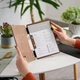 Фанерная папка для меню под лист A5 Inko Horeca М02А5 Ореховый Коричневый - изображение 9