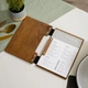 Папка для меню A5 Inko Horeca из утолщённой и лакированной фанеры ПМ02А5 Коричневый Орех - изображение 3