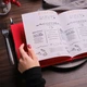 Текстильная папка меню квадратная А10 Inko Horeca TM01A10 Красный - изображение 7