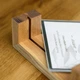 Тейблтент акриловый Inko Horeca с дубовым основанием под лист A5 Прозрачный - изображение 7