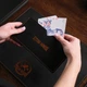 Кожаная счётница клатч Inko Horeca РШ04 100 х 205 мм Черный - изображение 6