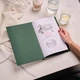 Папка для меню А4 Inko Horeca текстильная с креплением на винты TM01A4 Зеленый - изображение 8