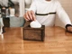 Серветниця Inko Horeca фанерна закрита Темно Коричневий - зображення 2