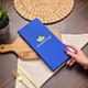 Папка для меню А6 Inko Horeca текстильная с V-образным креплением TM03A6 Синий - изображение 3