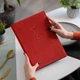 Папка для меню А4 Inko Horeca Кожаная с твёрдой обложкой и угловыми креплениями ШМ08А4 Ярко Красный - изображение 9