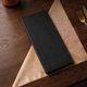 Трифолд для меню А4 Inko Horeca Кожаный с тремя полями и угловыми креплениями ШМ15А4 Черный - изображение 3