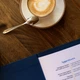 Папка А4 для меню Inko Horeca из искусственной кожи ФМ11A4-N_1 Темно Синий - изображение 7