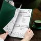 Меню папка формата А4 Inko Horeca из искусственной кожи ФМ01А4 Зеленый - изображение 8