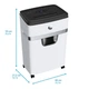 Знищувач документів HP OneShred 18CC, A4, 80g х 18 листів, 4*35, 25 л., P-4 - изображение 7