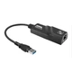 Сетевая карта внешняя USB 3.0 Gigabit Ethernet, адаптер LAN RJ45 1000 Мбит/с для ПК и ноутбука белый - изображение 2