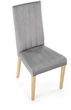 Krzesło do kuchni i salonu Halmar Diego 3 Jasny popiel/Dąb miodowy (5905248121935) - obraz 2