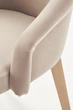 Krzesło do kuchni i salonu Halmar Toledo 2 Beżowe/Dąb miodowy (5905248122567) - obraz 4