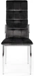 Стілець для кухні та вітальні Halmar K416 Чорний (5905248125698) - зображення 3