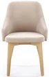 Krzesło do kuchni i salonu Halmar Toledo 2 Beżowe/Dąb miodowy (5905248122567) - obraz 6