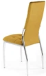 Krzesło do kuchni i salonu Halmar K416 Musztardowe (5905248125704) - obraz 3