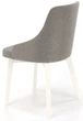 Krzesło do kuchni i salonu Halmar Toledo Popielate/Białe (5905248122635) - obraz 4