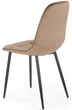 Krzesło do kuchni i salonu Halmar K417 Beżowe (5905248125711) - obraz 2