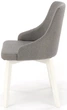 Krzesło do kuchni i salonu Halmar Toledo Popielate/Białe (5905248122635) - obraz 5