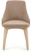 Стілець для кухні та вітальні Halmar Toledo Бежевий/Дуб сонома (5905248122673) - зображення 5
