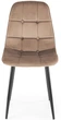 Krzesło do kuchni i salonu Halmar K417 Beżowe (5905248125711) - obraz 4