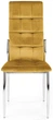 Krzesło do kuchni i salonu Halmar K416 Musztardowe (5905248125704) - obraz 5