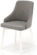 Krzesło do kuchni i salonu Halmar Toledo Popielate/Białe (5905248122635) - obraz 7