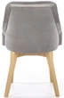 Krzesło do kuchni i salonu Halmar Toledo 2 Popielate/Dąb miodowy (5905248122574) - obraz 10