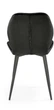 Krzesło do kuchni i salonu Halmar K453 Czarne (5905248125766) - obraz 5