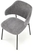 Стілець для кухні та вітальні Halmar K497 Попелястий (5905248125995) - зображення 14