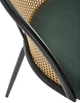 Krzesło do kuchni i salonu Halmar K508 z rattanu ciemnozielone (5905248126176) - obraz 12