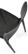 Стілець для кухні Halmar K514 пластиковий Чорний (5905248126282) - зображення 10
