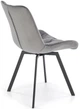 Krzesło do kuchni i salonu Halmar K519 obrotowe Popielate (5905248126404) - obraz 10