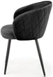 Krzesło do kuchni i salonu Halmar K430 Czarne (5905248131866) - obraz 3