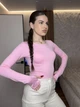 Жіночий базовий однотонний боді Uaclothes 42-44 Рожевий (like36087-165091349) - зображення 3