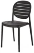 Стілець для кухні Halmar K529 пластиковий Чорний (5905248132122) - зображення 1