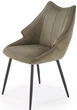 Стілець для кухні та вітальні Halmar K543 Оливковий (5905248132528) - зображення 1