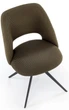Стілець для кухні та вітальні Halmar K546 обертальний Оливковий (5905248132603) - зображення 12