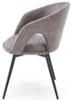 Стілець для кухні та вітальні Halmar K550 обертальний Попелястий (5905248132740) - зображення 6