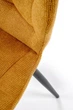 Стілець для кухні та вітальні Halmar K548 Гірчичний (5905248132665) - зображення 10