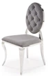 Стілець для кухні та вітальні Halmar K555 Попелястий/Сріблястий (5905248132832) - зображення 1