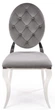 Стілець для кухні та вітальні Halmar K555 Попелястий/Сріблястий (5905248132832) - зображення 8