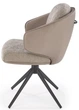 Krzesło do kuchni i salonu Halmar K554 obrotowe Popielate (5905248132825) - obraz 8