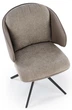 Krzesło do kuchni i salonu Halmar K554 obrotowe Popielate (5905248132825) - obraz 11