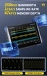 Планшетный осциллограф FNIRSI DPOS350P 4в1 2*350MHz AC/DC генератор сигналов, анализатор спектра, частотный тестер - изображение 3