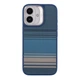 Чехол Kajsa Resort Collection Gradient Stripe with MagSafe для iPhone 17, Blue - изображение 1