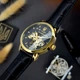 Годинник наручний Awarder 022 Automatics Не Забуду Дім Gold-Black - изображение 3