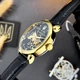 Годинник наручний Awarder 022-3D Не Забуду Дім Gold-Black - изображение 8