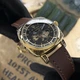 Годинник наручний Awarder 021 Де би не була Gold-Black-Brown - изображение 5