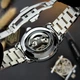 Годинник наручний Awarder 022 Де би не був Silver-Black Automatic Metall - изображение 11