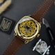 Годинник наручний Awarder 021 Де би не була Gold-Gold-Brown - изображение 7